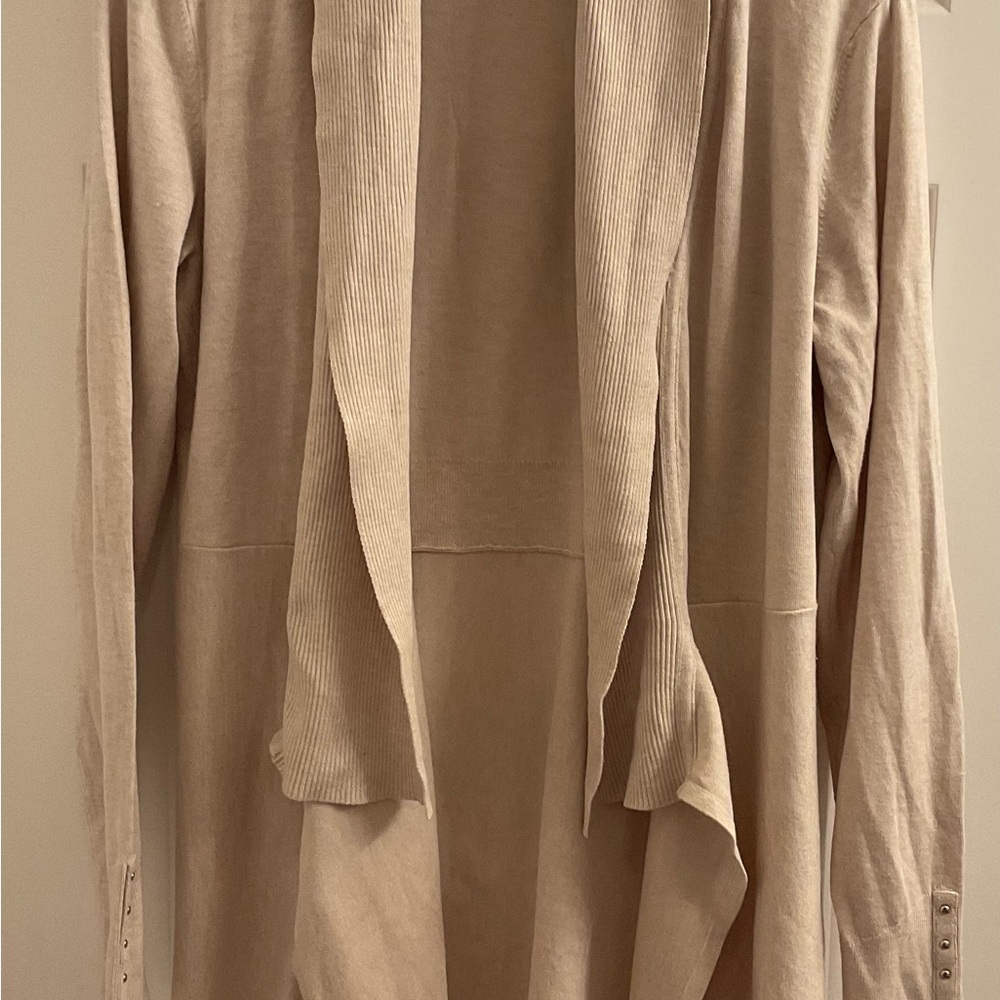 White House Black Market Open Cardigan Sweater - Size Large - Picture 4 of 10